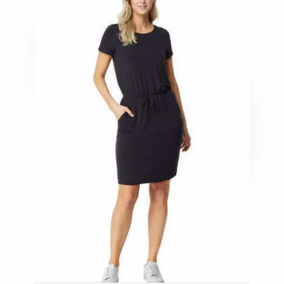32 degrees t shirt dress 32 Degrees | Dresses | 32 Degrees Cool Black Soft Lux Casual Tshirt Dress  Pockets Summer Comfy Small